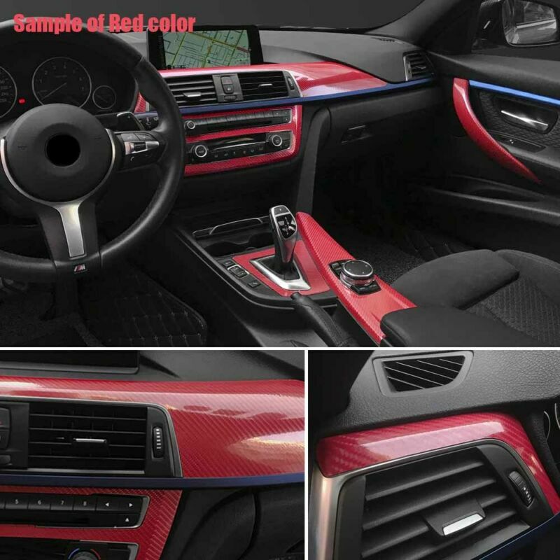 Car Interior Center Console Carbon Fiber Change Sticker For BMW E46 3 Series The 1998 2005 87821266
