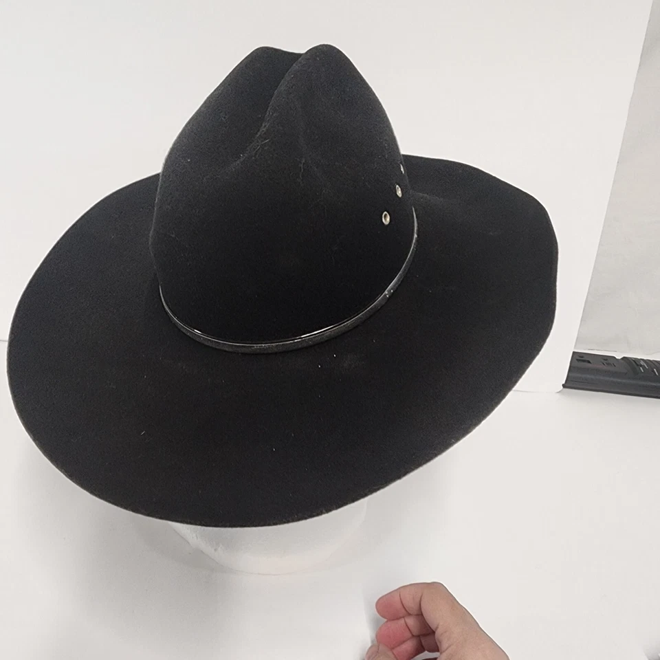 Sombrero de Vaquero Baileys Negro 2X Lana Yuma Foto 4 de 4