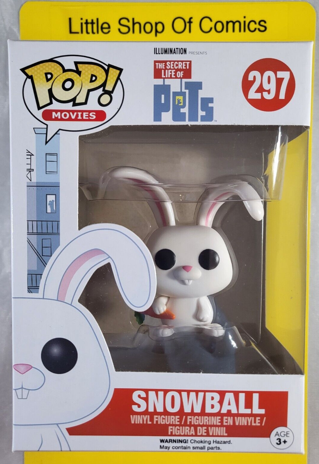 Funko Pop! Figura De Vinilo Bola De Nieve #297 De Películas The Secret Life Of Pets Ver Fotos