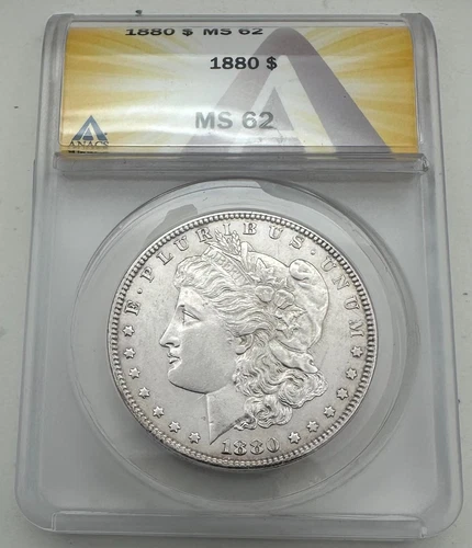 1880 Morgan Dollar MS62 ANACS
