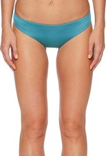 The Bikini LAB Women's 243678 Teal Solid Hipster Bikini Bottom Swimwear Size L