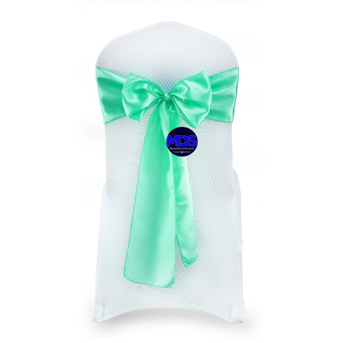 75 Satin Chair Sashes Fuller Chair Cover Bows for Wedding Party decoration NEW - Picture 14 of 44