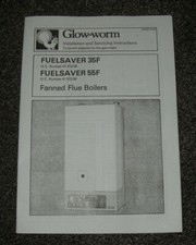 Glow Worm Fuelsaver 35F 55F Boiler Instruction Installation & Servicing Manual
