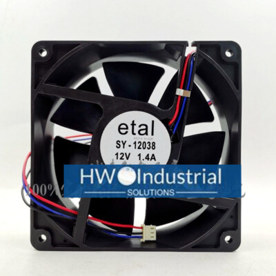 Etal SY-12038 12V 1.4A 3-Wire 12038 12CM Welding Machine Cooling Fan
