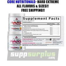 Core Nutritionals Hard Extreme Advanced Recomposition Hardening - ALL Flavors