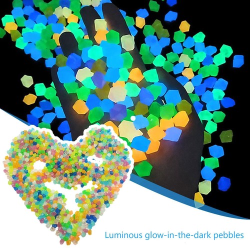 Glow In The Dark Luminous Pebble Stone Gravels For Yard and Walkways Decoration