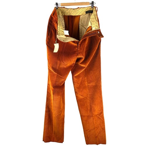 VTG Old Money Preppy Bernardo Zins Paris Ken Corduroy Pants, Mens Size 36/44 - Picture 3 of 12