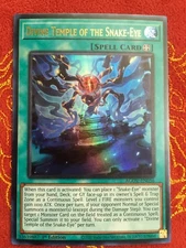Divine Temple of the Snake-Eye Yugioh Age of Overlord AGOV-EN056 Ultra Rare LP