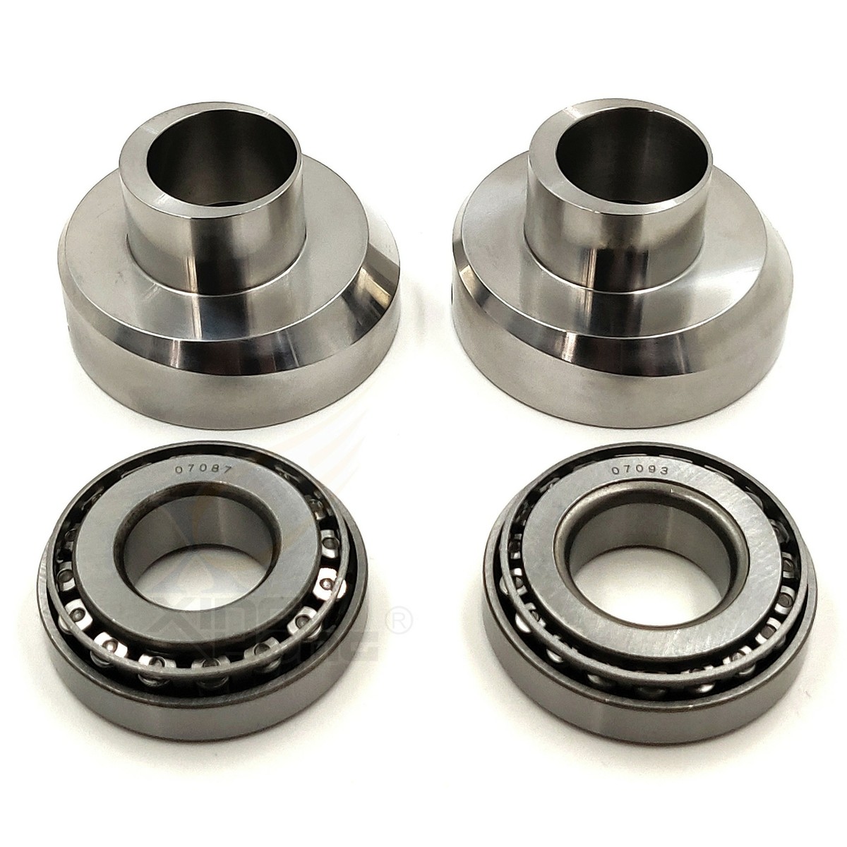 CNC Raked Degree Fork Neck Cup Kit For Harley Ironhead 7/8