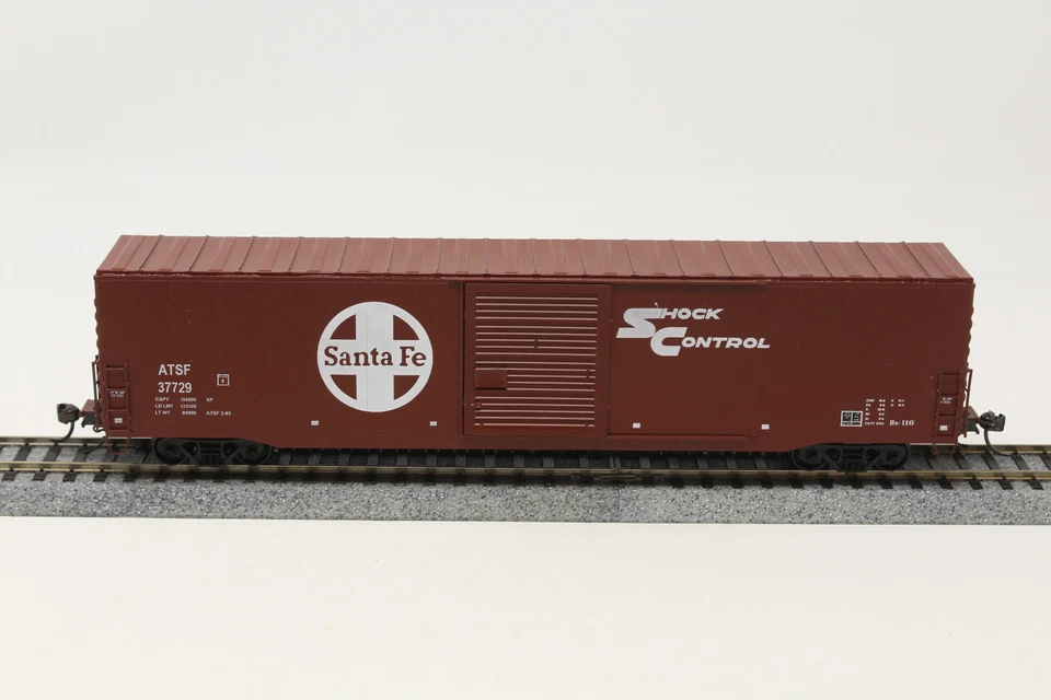 HO InterMountain 41901-01 60' PS-1 Caja Coche Santa Fe Control Amortiguador ATSF 37729 RTR Foto 2 de 4