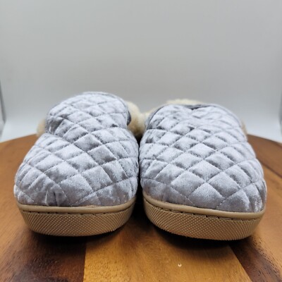 Steve Madden Wake Up Slipper Shoes Womens 5 / 6 Gray Cream