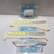 Kit Autocollant De 3 Pièces Véhicule Orange Pour Piaggio NRG 50 à Partir 1995 IN