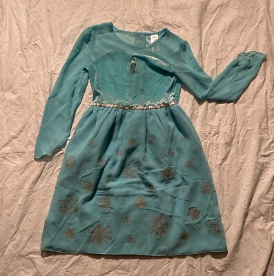 CostumeElsa, the Ice Princess from Disney Frozen. Glittery Dress, Size 7.  | eBay