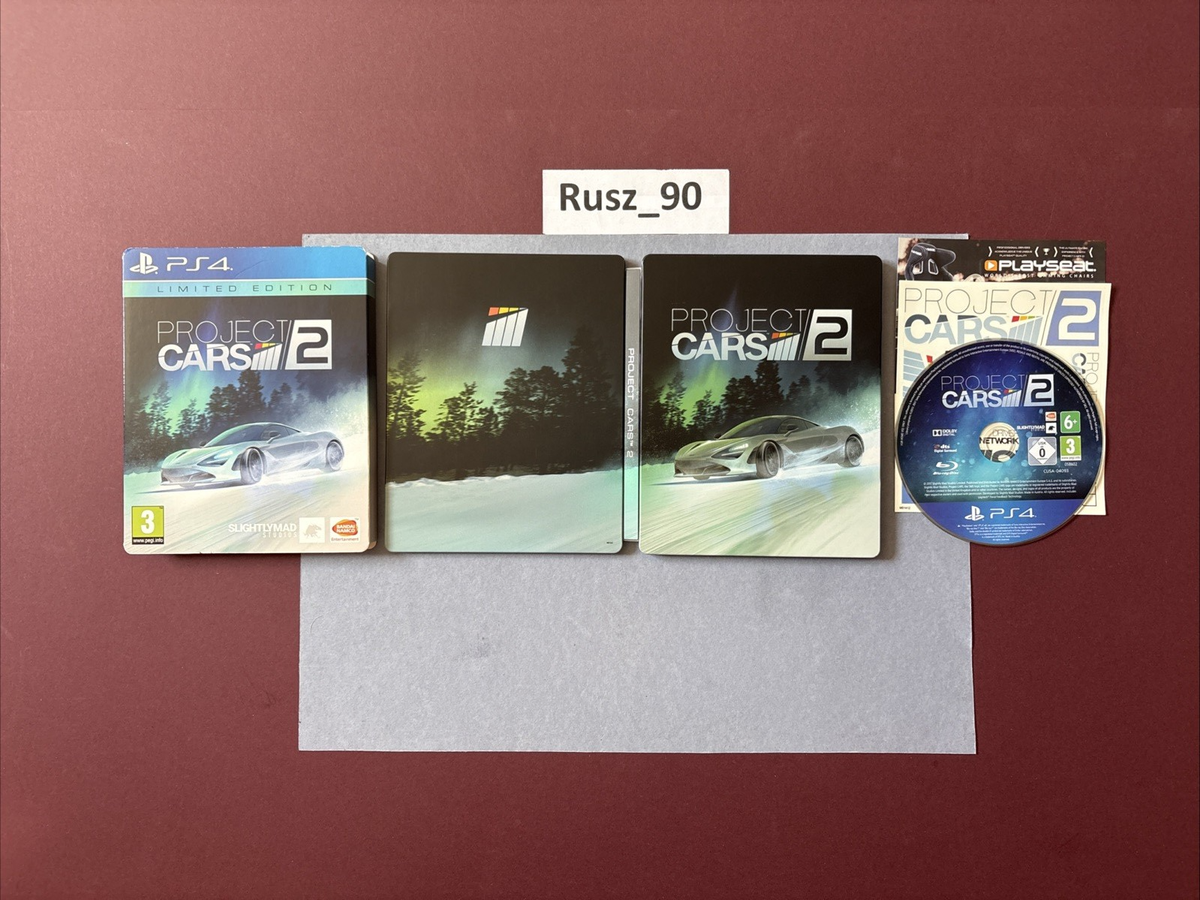 Project CARS PS4/5 PlayStation 4/5Steelbook Limited Edition NO DLC IN EXC  COND - Main Image