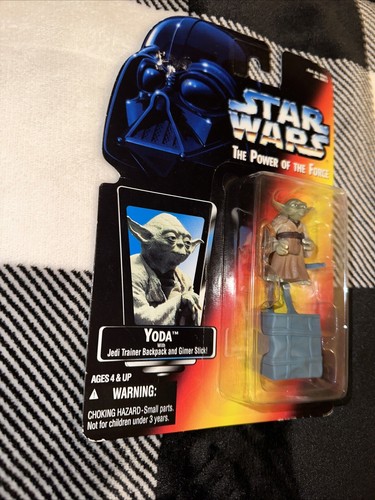 Star Wars Power of the Force Red Card Yoda 3 3/4 Inch Vintage Actionfigur - Bild 4 von 7