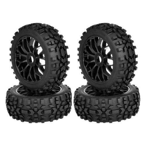 4 x Reifen Räder 1/8 RC 17mm Rally Reifen Felgen Hex Für ARRMA HPI TRAXXAS - Bild 6 von 12