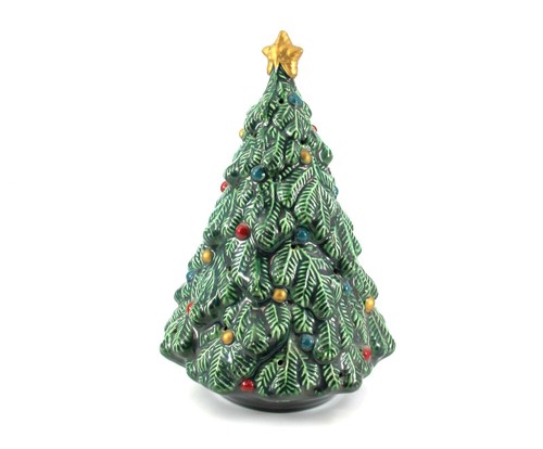 Christmas Tree POTPOURRI Holder Ceramic for Your Scented Beads Holiday - Picture 2 of 8
