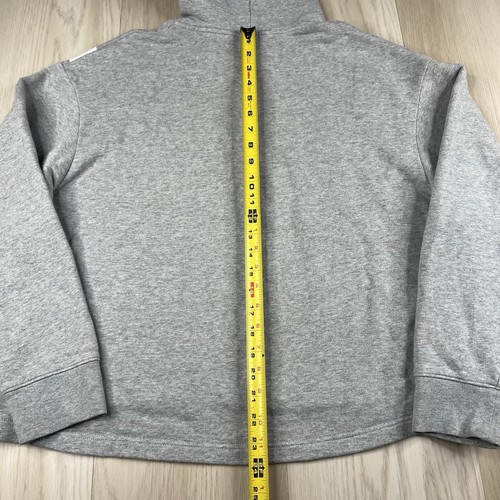 Tory Burch French Terry Chevron Pullover Sudadera con Capucha Para Mujer Talla S Pequeña Gris Claro - Imagen 14 de 15