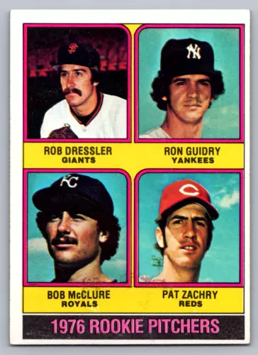 1976 TOPPS #599 RON GUIDRY YANKEES ROOKIE