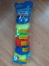 7 pcs SCRUBBIES Plastic POT SCRUBBERS DISH KITCHEN Bathroom Cleaning Scourer USA