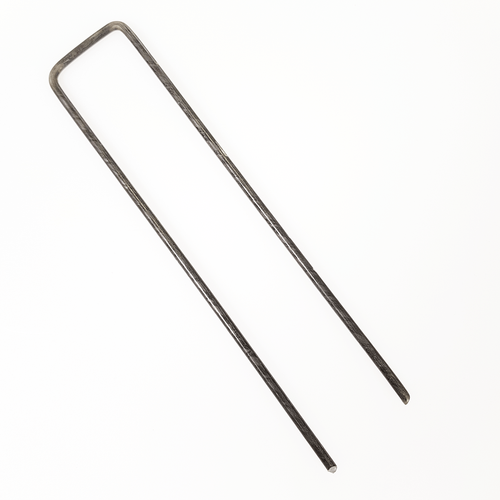 U Pins 200mm Ground Staple Steel Fastening Pins erosion, weed mat 50
