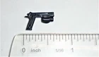 GI Joe Figure Accessory 2009 Conrad Duke Hauser V33  Gloss BLK Pistol / Hand Gun