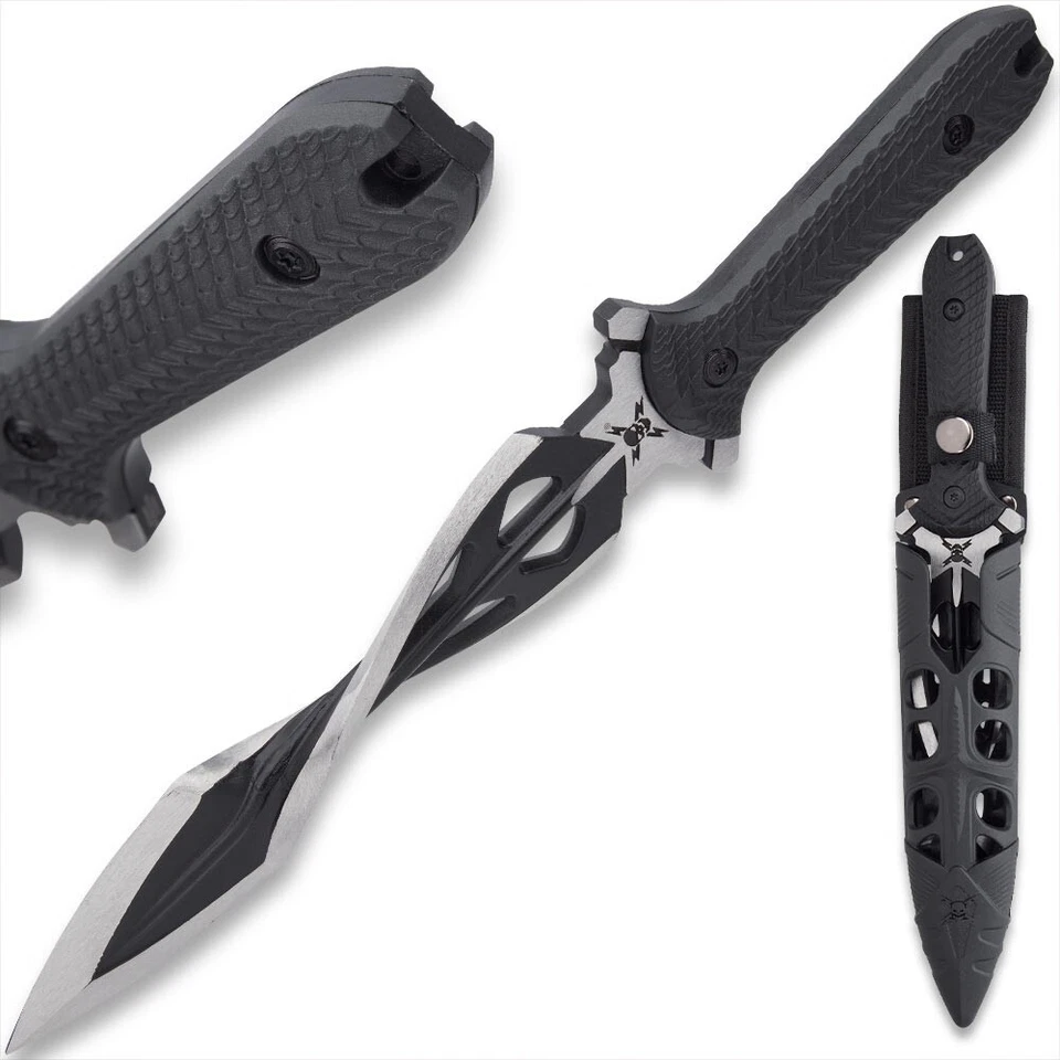 Hoja fija M48 Tsunami con funda Vortec | Diseño de hoja giratoria | 15" en general Foto 3 de 4