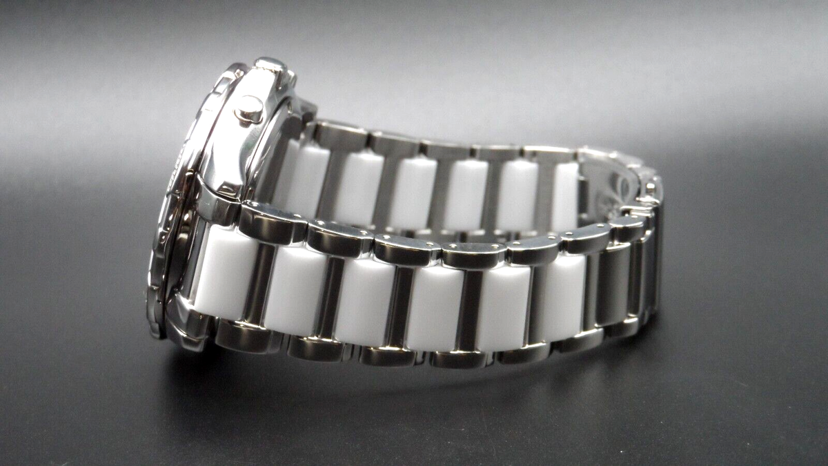 Citizen FB1230-50A Chandler Diamond Chronograph White Ceramic Band
