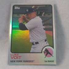 2021 Topps Archives, Silver #/150, Luke Voit #133, Yankees, Nationals