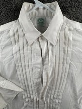 VTG Brooks Brothers Long Sleeve Button Up Shirt Brookscloth 16 32 White Formal