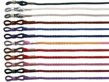 Brillenband Brillenkordel Schwarz Blau Gelb Rot Braun Farben  66cm gute Qualit&auml;t