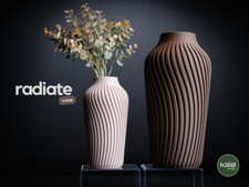 Modern | Geometric | Luxury |Decorative Vase |  Sculptural Home Decor | Radiate