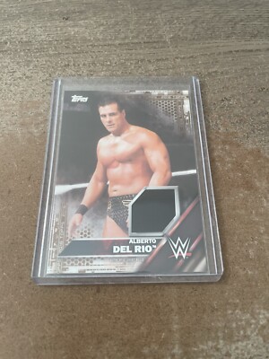 Del Rio Authentic 2016 Topps WWE Alberto Del Rio Authentic Shirt Relic Card #’D /50 | eBay