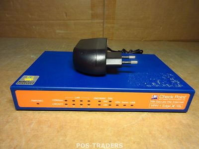 CheckPoint UTM-1 EDGE X SBXD-166LHGE-5 Firewall Internet Security Appliance + PS