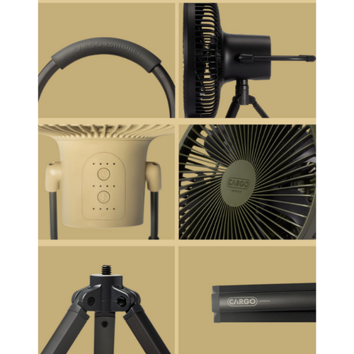 CARGO CONTAINER Multi Fan L size Camping Wireless Portable Circulator Fan 4color - Picture 8 of 23