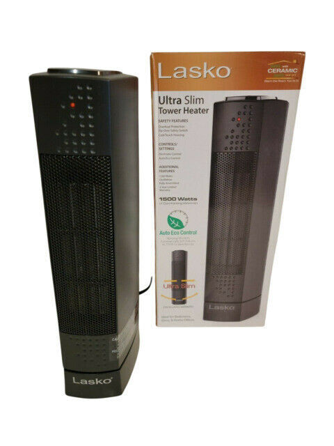 Lasko CT14101 - Ultra Slim Tower Heater 1500 Watts Oscillation for sale  online | eBay