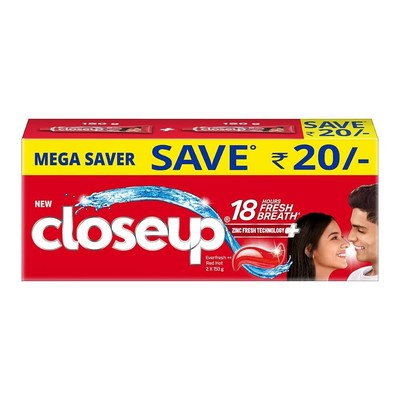 Closeup Toothpaste | Long lasting 18 Hours Of Fresh Breath & White Teeth - 300g