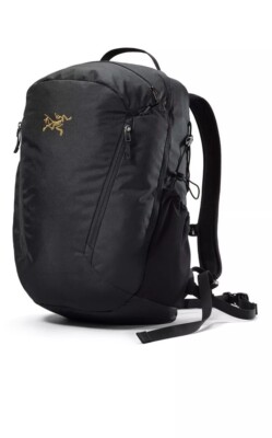 Arc'teryx Backpack Mantis 26 Backpack Black Gold Logo 26 Litre