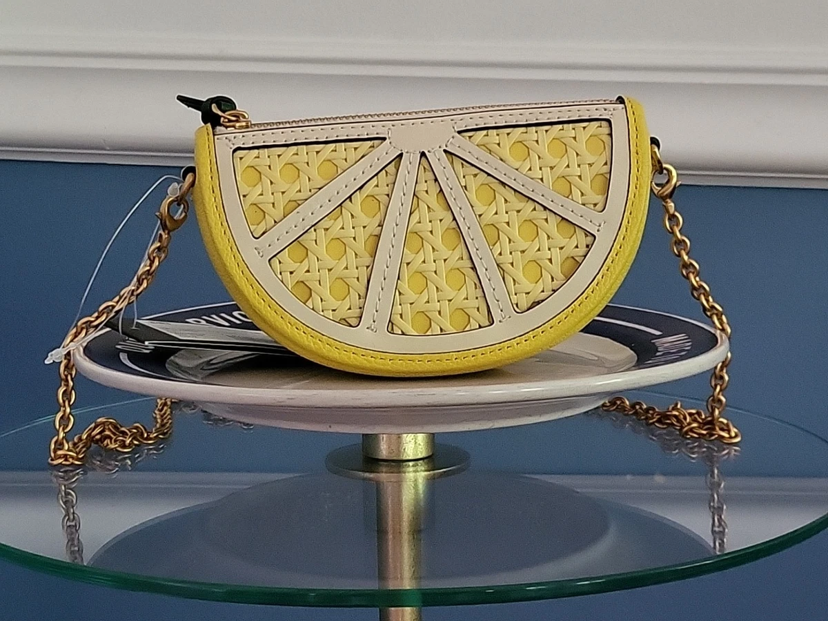 値下げ！Kate spade レモン カゴバッグ レモン ドロップ ラフィア トップ ハンドル バッグ | バッグ | ケイト