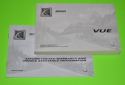 2010 SATURN VUE OWNERS MANUAL SET GUIDE 10 XE XR GREEN LINE FWD AWD