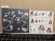 Honey Bee Stamps LOVELY LAYERS: QUAIL Stand Alone Dies BIRD STANDING NESTING