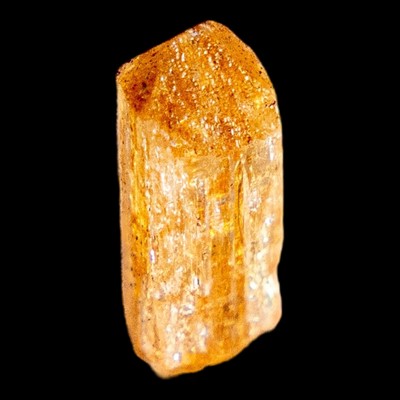 Kaisertopas Kristall, natürlicher Goldtopas aus Brasilien, Rohtopas Präparat,