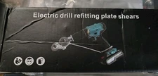 Electric Drill Shears Plate Cutter Attachment Metal Sheet Cutter Nibbler Saw NEW