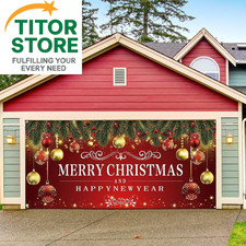 Christmas Garage Door Decorations Cover Banner 6 x 13 ft Garage Door Christmas