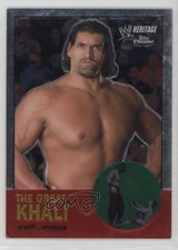 2007 Topps Heritage WWE Chrome Heritage II The Great Khali #7 1z6