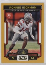 2023 Score Rookies Gold Ronnie Hickman #368 0o2b
