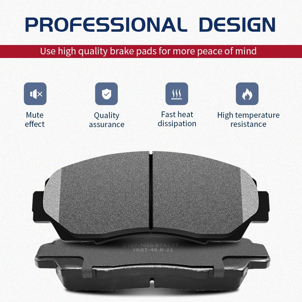 For GMC Acadia Buick Enclave 2017-2020 Front Rear Disc Rotors Ceramic Brake Pads
