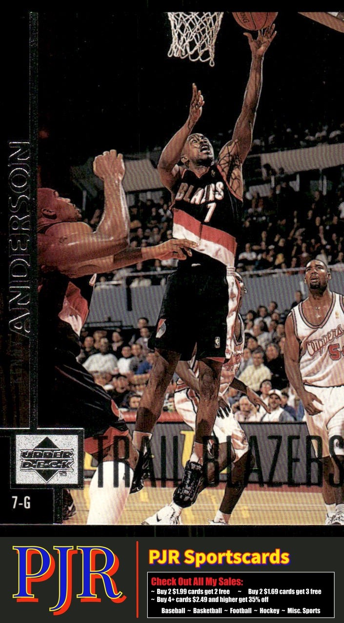 Kenny Anderson 1997-98 Upper Deck #101 Portland Trail Blazers