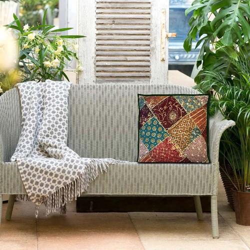 30" Dekorative Wohndeko Boho Kissenhülle Perlen Boho Tisch/Sofa Kissenhülle