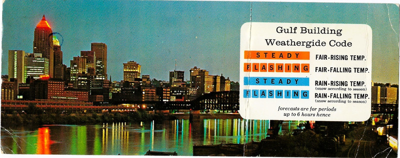 Pittsburgh PA Fair- Rising Temperatures from the Gulf Building 1965